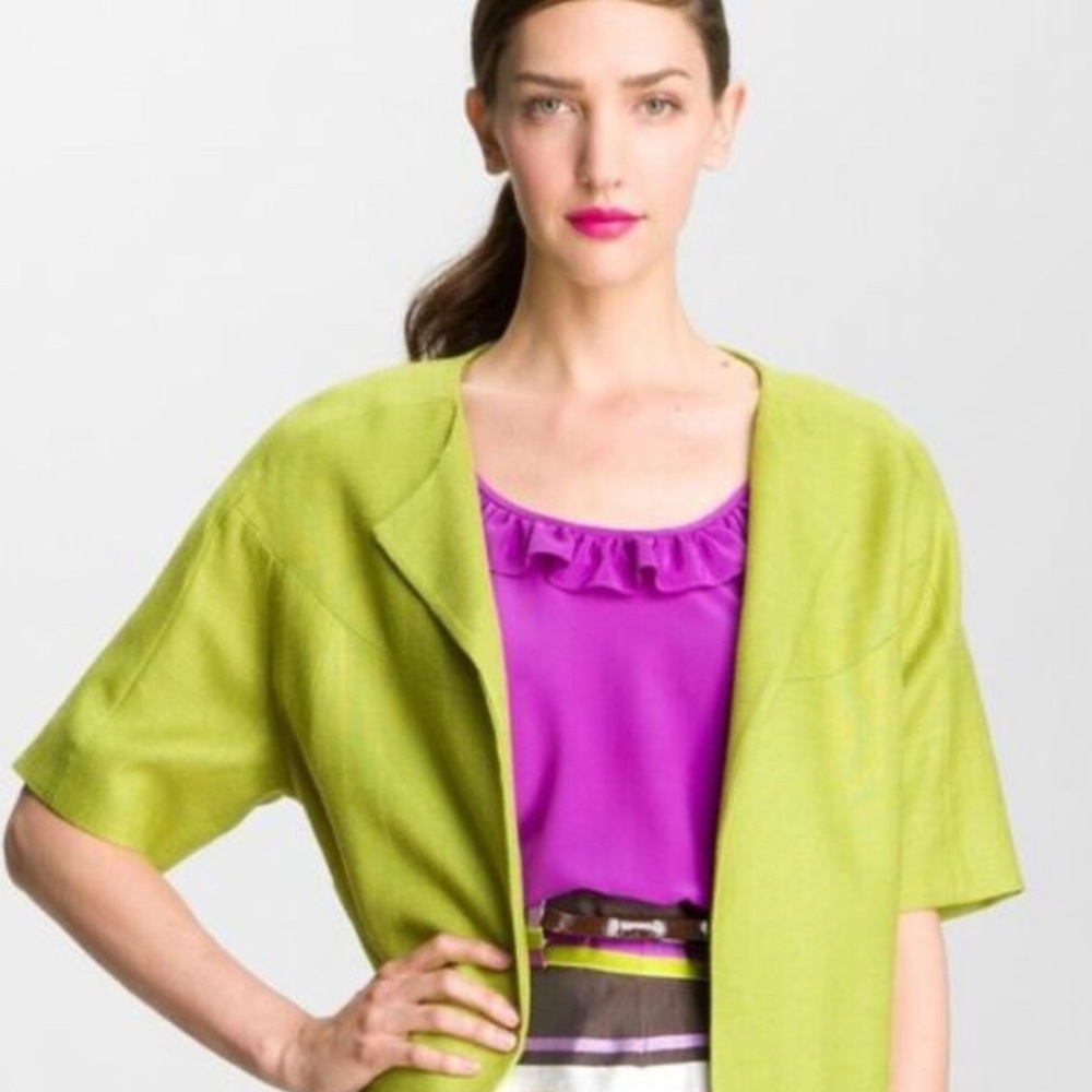 EUC Kate Spade Micah Crop Short Sleeve Jacket